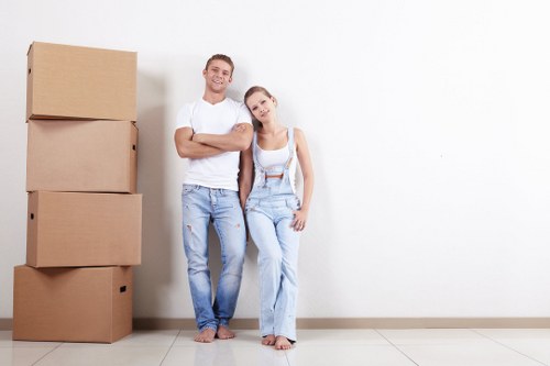 House removalists loading furniture for a home move in Edenpark