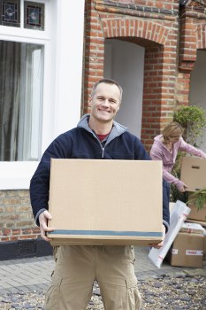 Removal van ready for a local move in Edenpark