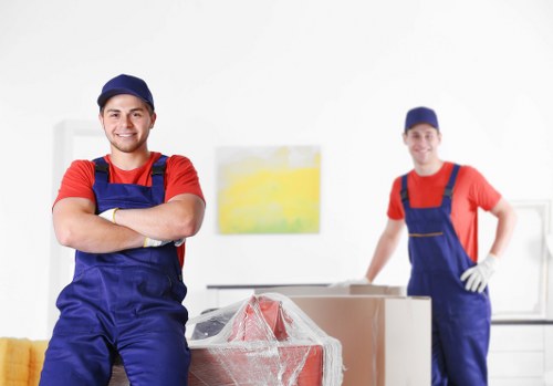 Local removals team preparing a move in Edenpark