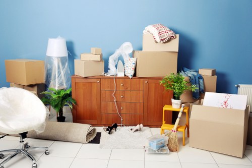 Local removals van helping with home and business transport in Edenpark