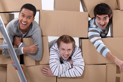 Organised packing and unpacking for a business move