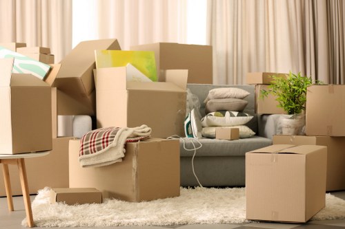 Residential moving team handling townhouse access in Edenpark
